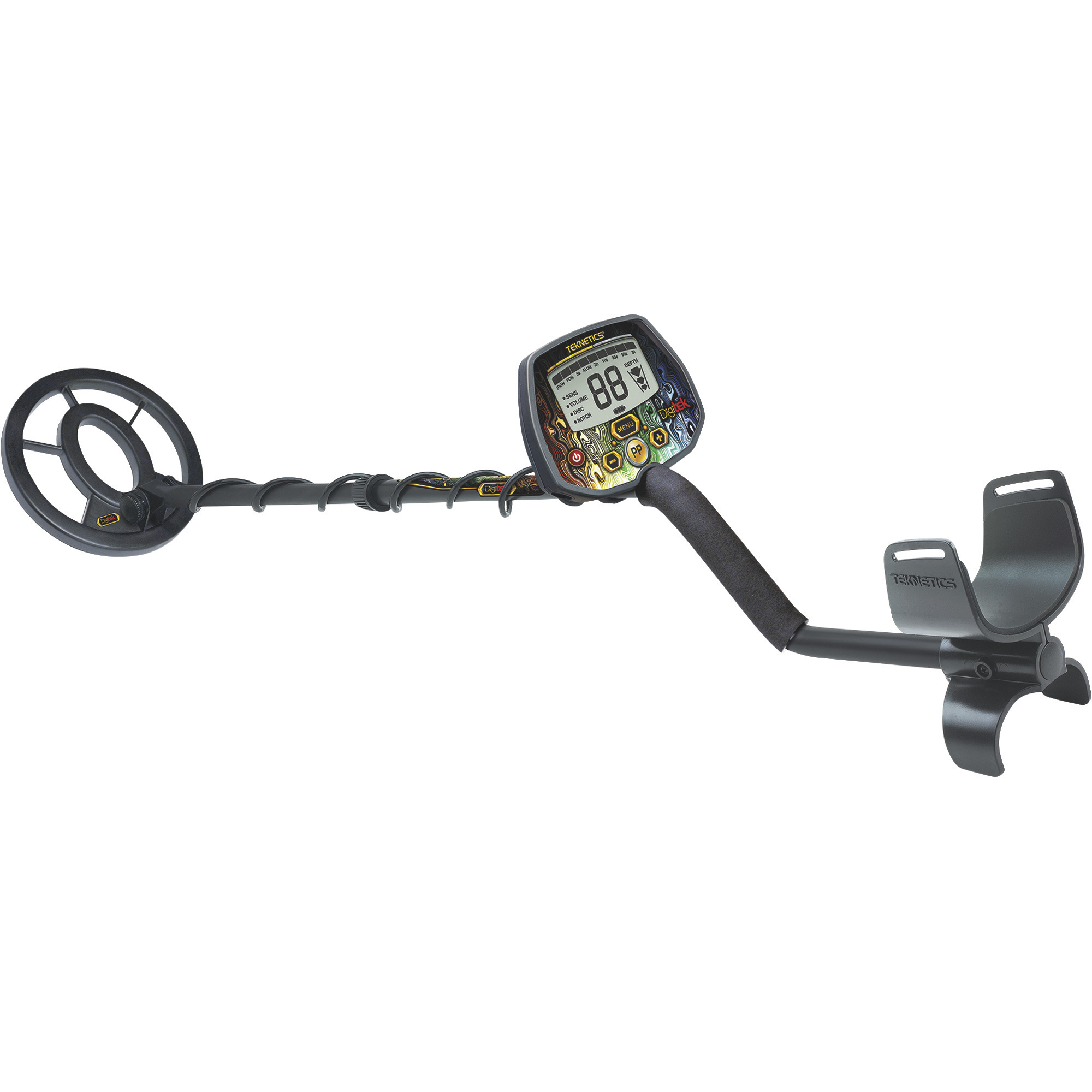 Teknetics Digitek Metal Detector - 7in. Coil, Youth Size, Lightweight, LCD Display, Model# DIGITCK